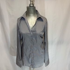 ✨NICE STRIPED HARVE BERNARD BUTTON DOWN BLOUSE✨